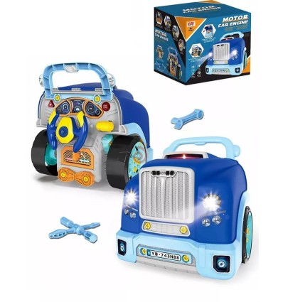 Խաղայինք մեքենա` ղեկով և գործիքների հավաքածուով